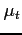 $\mu_{t}$