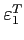 $\varepsilon^T_{1}$