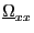$ \underline{\Omega}_{xx}$