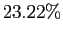 $ 23.22\%$