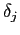 $ \delta_{j}$