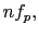 $ nf_{p},$