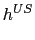 $\displaystyle h^{US}$