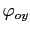 $ \varphi_{oy}$