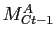 $ M^{A}_{Ct-1}$