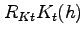$R_{Kt}K_{t}(h)$