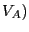 $ V_{A} )$