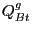 $ Q_{Bt}^{g}$