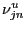 $ \nu_{jn}^{u}$