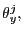 $ \theta_{y}^{j},$