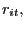 $ r_{it},$