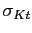 $\sigma_{Kt}$
