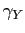 $\gamma_Y$