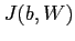 $ J(b,W)$