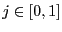 $ j \in[0,1]$