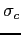 $ \sigma_{c}$
