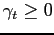$ \gamma_t\geq0$