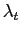 $ \lambda_{t}$