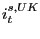 $ i_{t}^{s,UK}$