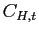 $ C_{H,t}$