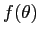 $ f(\theta)$