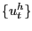 $ \{u^{h}_{t}\}$