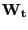 $\displaystyle \mathbf{W_{t}}$