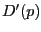 $ D^{\prime}(p)$
