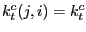 $ k_{t}^{c}(j,i)=k_{t}^{c}$