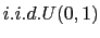 $ i.i.d.U(0,1)$