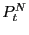 $ P_{t}^{N}$