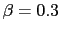$\displaystyle \beta=0.3$