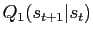$ Q_{1}(s_{t+1}\vert s_{t})$