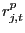$\displaystyle r_{j,t}^{p} $