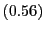 $ \left( 0.56\right) $