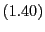 $ \left( 1.40\right) $