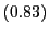 $ \left( 0.83\right) $