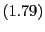 $ \left( 1.79\right) $