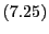 $ \left( 7.25\right) $