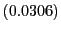 $ \left( 0.0306\right) $