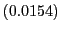 $ (0.0154)$