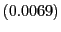 $ (0.0069)$