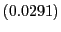 $ (0.0291)$