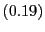 $ \left( 0.19\right) $