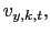 $ v_{y,k,t},$