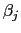 $ \beta_{j}$