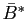 $ \bar{B}^{\ast}$
