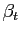 $ \beta_{t}$