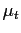 $ \mu_{t}$