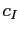 $ c_{I}$